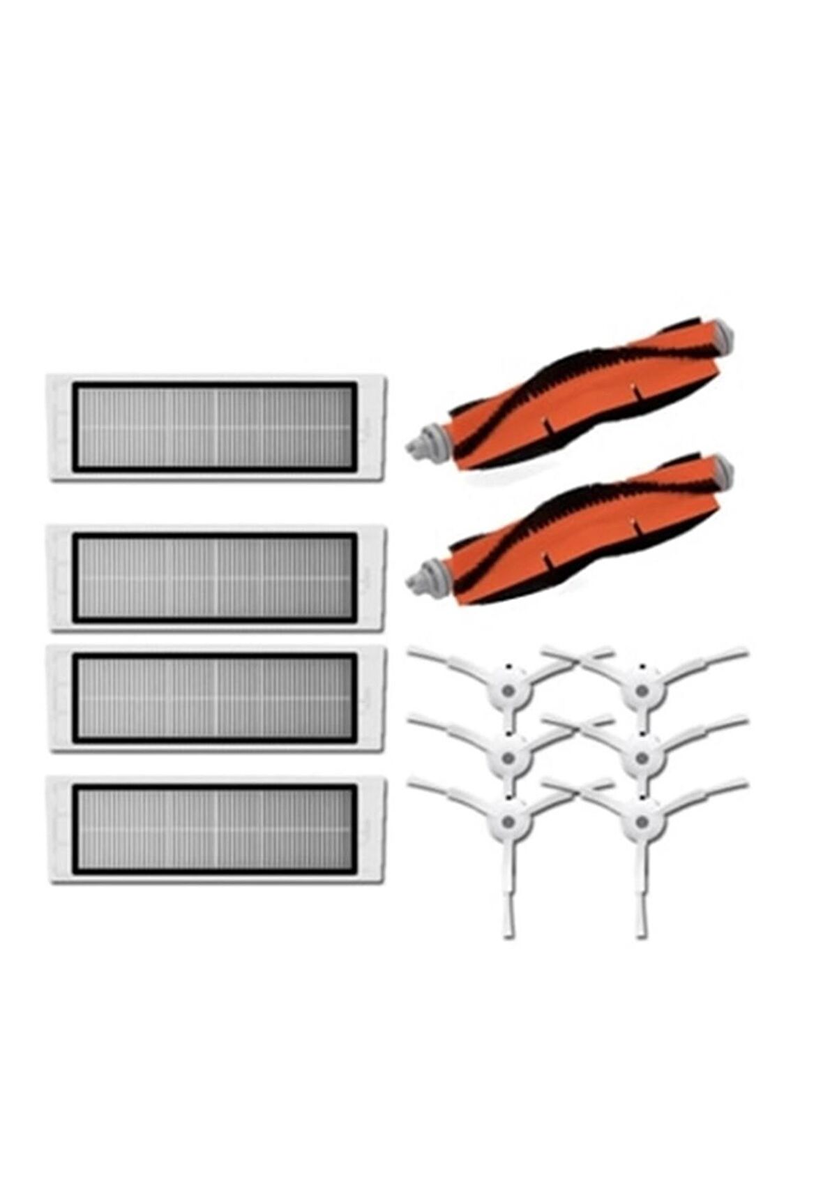 Xiaomi Vacuum Cleaner (Global) Robot Süpürge Uyumlu 12'li Yedek Parça Seti